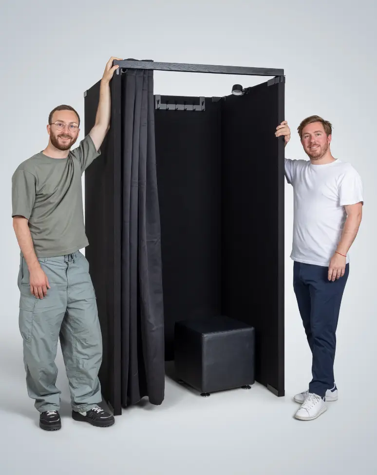 photo des fondateurs de wall up paris, Théo et Arnaud