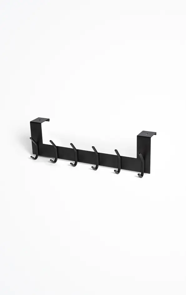 6-Hook Coat Rack for Wall